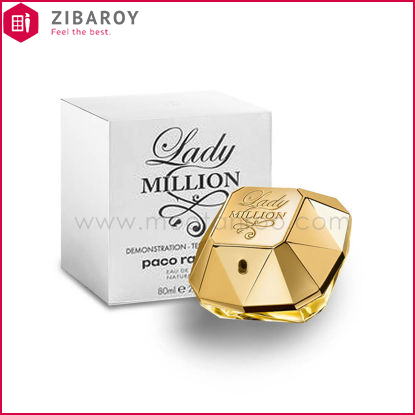 تستر ادو پرفیوم زنانه پاکو رابان مدل Lady Million حجم 80 میل