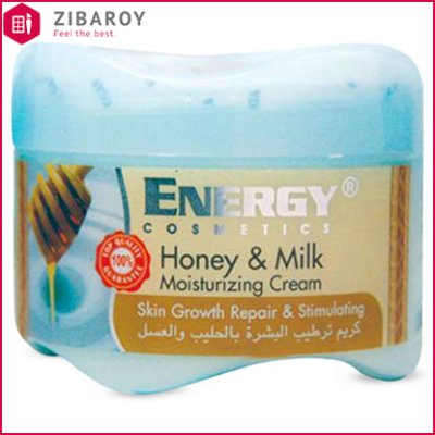 کرم مرطوب کننده انرژی حاوی عصاره شیر و عسل حجم 250 میل
