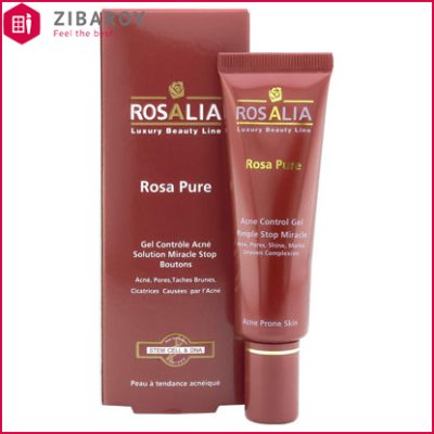 ژل ضد آکنه رزالیا مدل Rosa Pure مناسب پوست چرب حجم 30 میل
