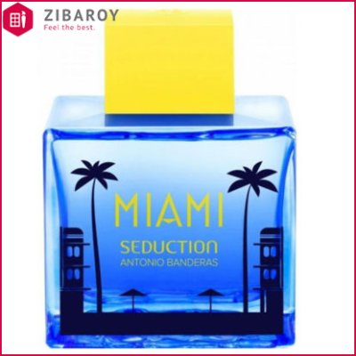 ادو تویلت مردانه آنتونیو باندراس مدل Miami Seduction Blue حجم 100 میل