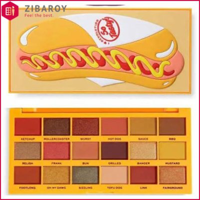 پالت سایه چشم 18 رنگ رولوشن سری I Heart Revolution مدل Tasty Hot Dog