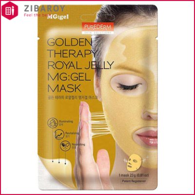 ماسک صورت پیوردرم سری Gel mask مدل ‌Royal Jelly وزن 23 گرمی